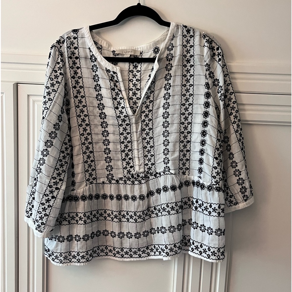 Loft Peplum top -XL